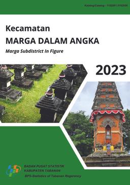 Kecamatan Marga Dalam Angka 2023